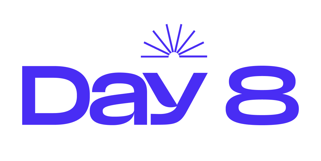 Day 8 logo